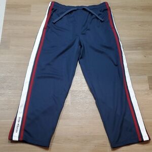 Tommy Hilfiger Blue Joggers with Red and White Accents